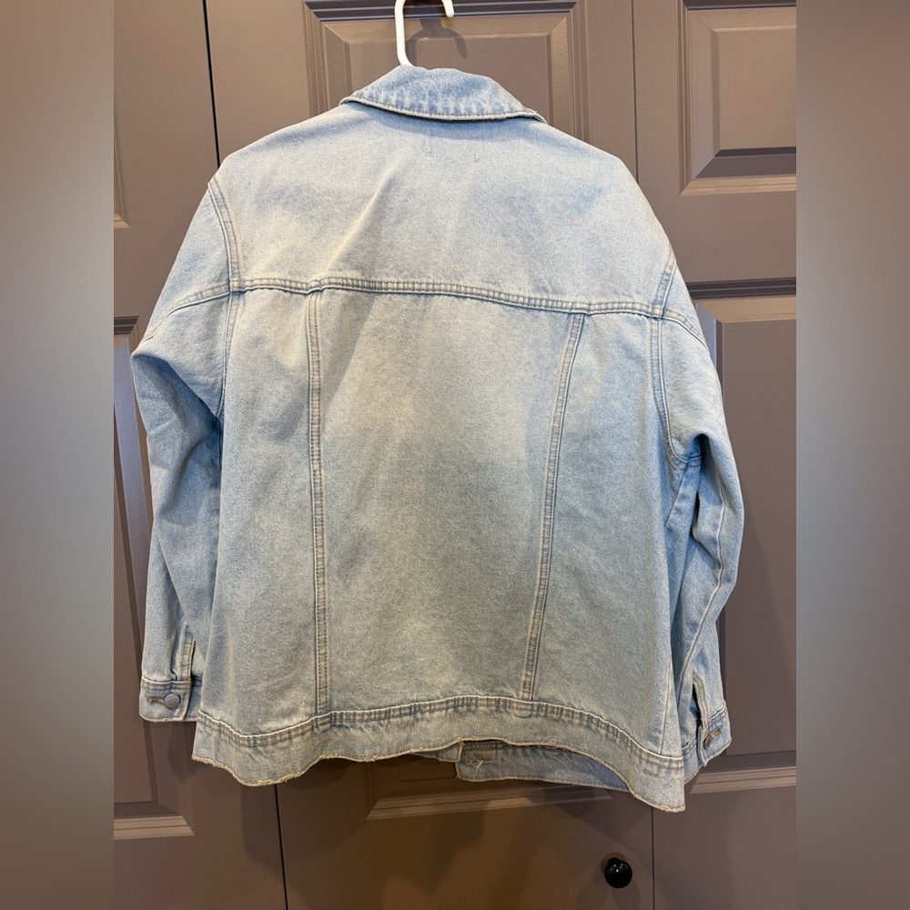 Oversized Denim Jacket- Universal Threads - image 4